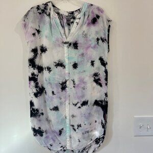 Hard Tail Forever Short Sleeve Mini Multicolor dress